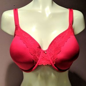 EUC Fuscia lace detail bra